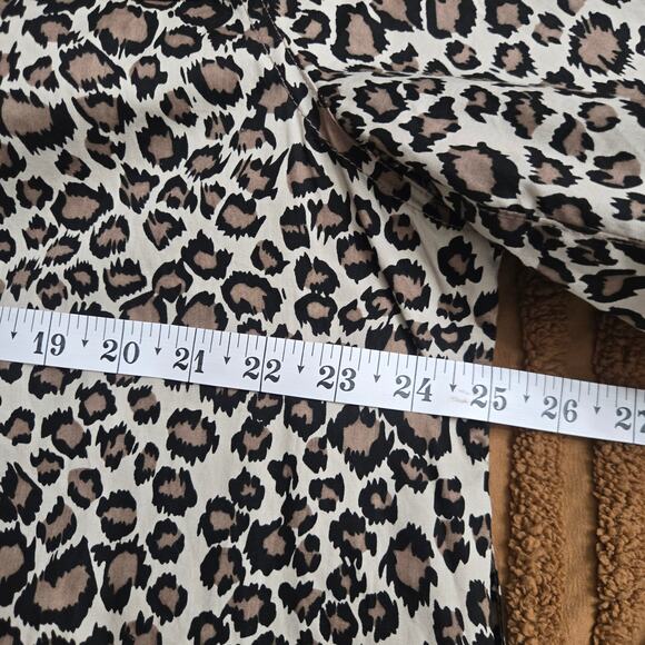 Dennis Basso Womens Mob Wife Classic Leopard Print Swing Coat Animal Print 1X - Picture 10 of 11